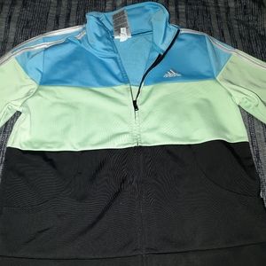 NWT Girls adidas Collared Jacket
